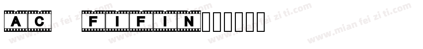 ac fifin字体转换